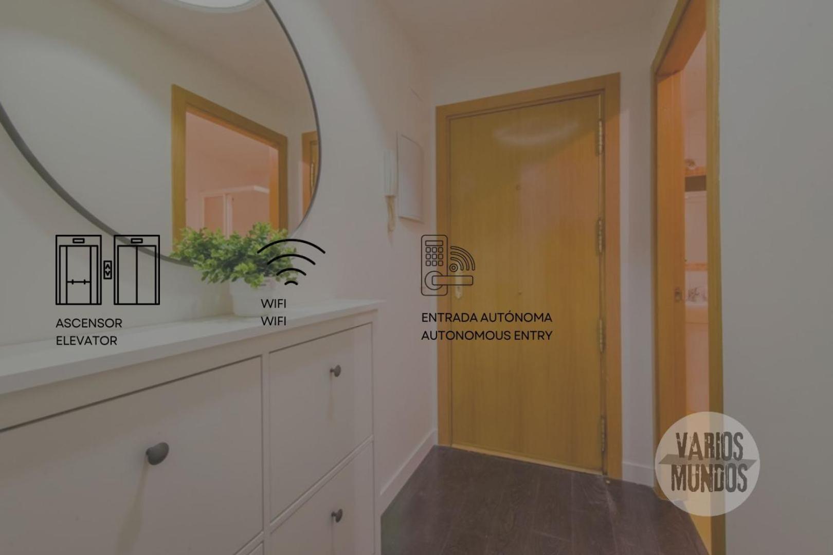 Confortable Apt Para 3 Pax A 1 Min De Gran Via Madrid Kültér fotó